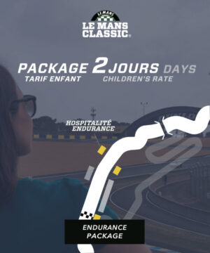 Package Endurance 2 Jours - Tarif enfant