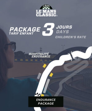 Package Endurance 3 jours - Tarif enfant