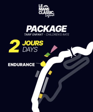 Package Endurance 2 Jours - Tarif enfant