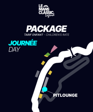Package PitLounge Journée - Tarif enfant
