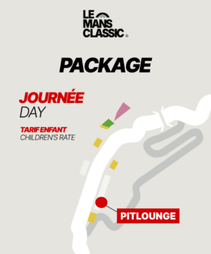 Package PitLounge Journée - Tarif enfant